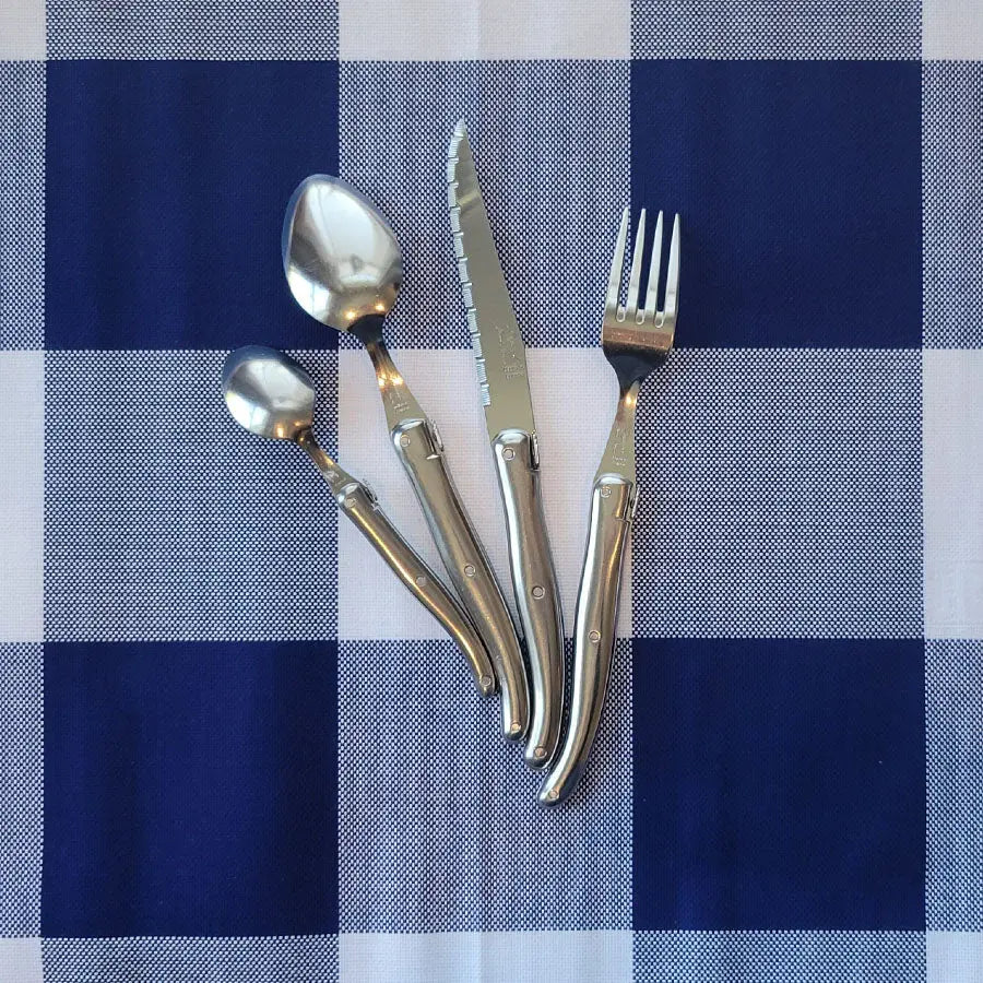 Jean Dubost 24pc Flatware - Blue