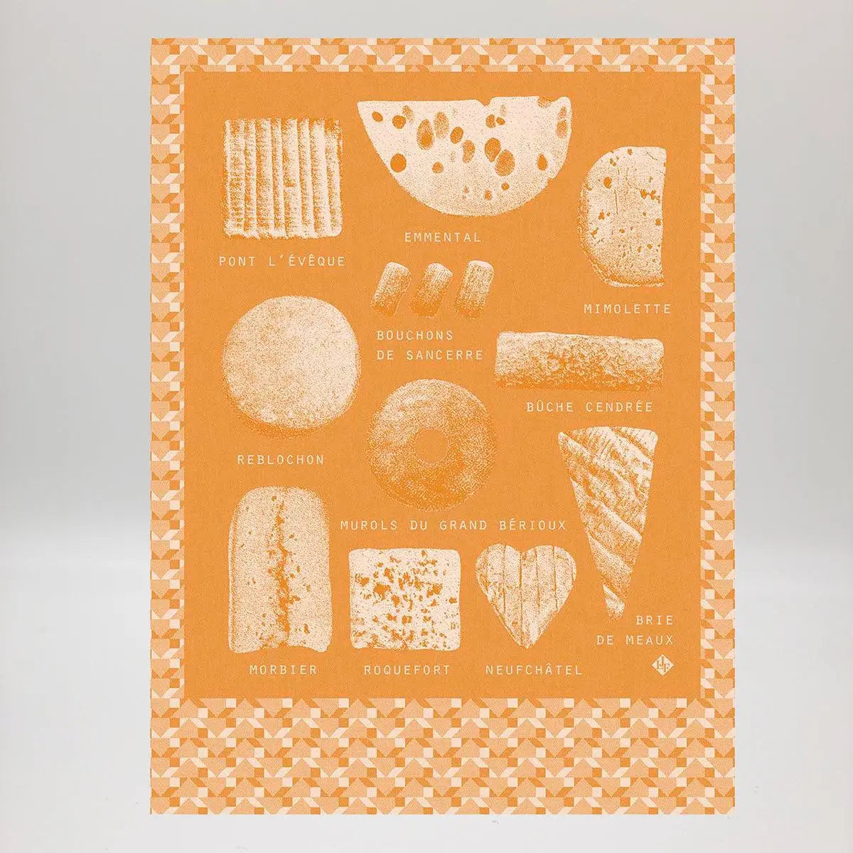 Tea Towel Fromage - Delys Boutique